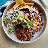 arriba bowl at Boo's Kitchen in Mumbles