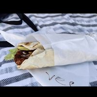 Vegetarian-vegan sandwich  at Falafel in Antibes