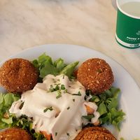 Assiette Falafel at Falafel in Antibes