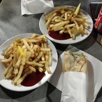 Vegetarian falafel at Falafel in Antibes