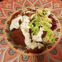 Falafel at Alkasbah in Aviles