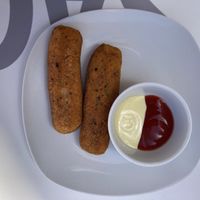 Seitan croquettes   at Roots Cafe in Cascais