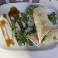 Burrata wrap (vegetarian)   at Roots Cafe in Cascais