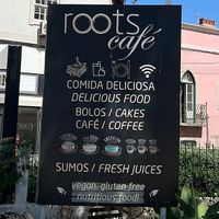   at Roots Cafe in Cascais