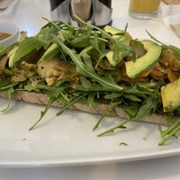 Vegan sandwich   at Roots Cafe in Cascais