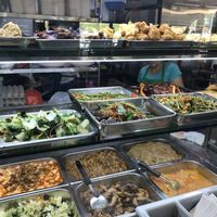 selection on second day of opening  at Red Apple Vegetarian Stall in North Singapore