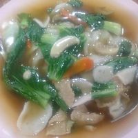 Vegetarian HorFun at Red Apple Vegetarian Stall in North Singapore