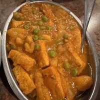 Matar tofu  #Veganuary at Everest on Grand in St Paul