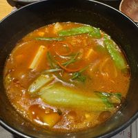 Korean hotpot with tofu   at Wagamama in Guildford