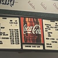 Menu part two   at Souvlaki in Blacksburg