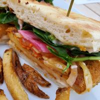 Tofu sandwich at The Port Pub Bistro in Port Williams