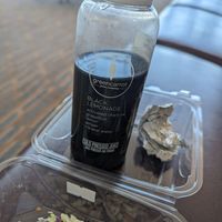 Black lemonade 3/5 at YWG - Green Carrot Juice Company in Winnipeg