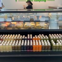 Lots of juice to choose from  at YWG - Green Carrot Juice Company in Winnipeg