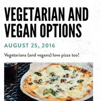 yay! Vegan options (vegan cheese, crusts, and sauces) at Mod Pizza in Houston