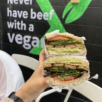 TBLT (I added Unreal Deli Roasted Turk’y because I’m a culinary genius)  at Vegan Popup By XMarket in Venice