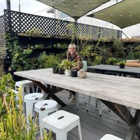 What a great seaside cafe/store!  at Vegan Popup By XMarket in Venice