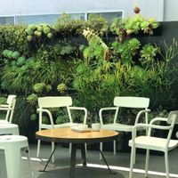 Cozy terrace at Vegan Popup By XMarket in Venice