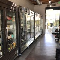 Fridge at Vegan Popup By XMarket in Venice