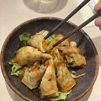 les nems de légumes (si fin !) et leur divine sauce aigre douce  at Namo Toyodoo in Besancon