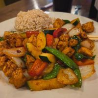 Vegetable Thai Basil with Bean Curd at Saisaki in Newport News
