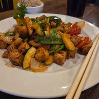 Vegetable Thai Basil with Tofu at Saisaki in Newport News