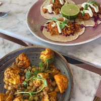 Taco’s & cauliflower at The Skinny Kitchen - Marina in Ibiza