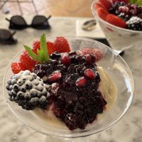 Sundae ice cream  at The Skinny Kitchen - Marina in Ibiza