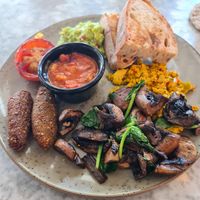 Vegan Brekfast  at The Skinny Kitchen - Marina in Ibiza