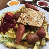 Salchipapa Especial  at Samadhi Veggie Food in Lima