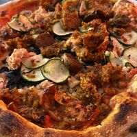 Close up of the goodness   at Pizza Punks in Belfast