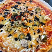 Just a few different vegetables   at Pizza Punks in Belfast