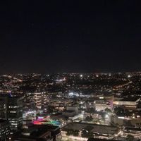 Beautiful views from our table   at C Restaurant in the Sky in Perth