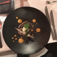 Grilled avocado entree at C Restaurant in the Sky in Perth