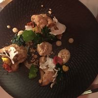 Miso baked cauliflower main at C Restaurant in the Sky in Perth