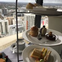 Vegetarian high tea at C Restaurant in the Sky in Perth