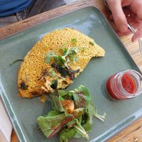 Omelette at Meraki Market Cafe in Paphos