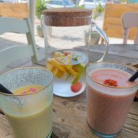 Smoothies at Meraki Market Cafe in Paphos