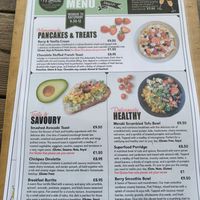 Breakfast menu at Meraki Market Cafe in Paphos