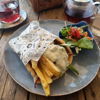Burrito (lunch) at Meraki Market Cafe in Paphos