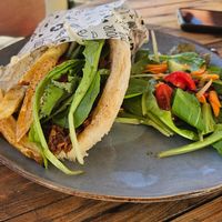 Jackfruit Gyros at Meraki Market Cafe in Paphos