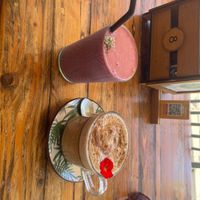 Ping dragon smoothie and chai latte  at Meraki Market Cafe in Paphos