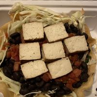 Taco Salad with cabbage and smoked tofu! 🤤 at Cali Burrito in Allentown