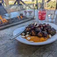 Vegan brussel sprouts at DownTown Public in Murrieta