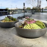 Soyrizo Hash and Vegan Mac & Cheese  at DownTown Public in Murrieta