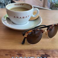 Oat milk latte at Avocado Mallorca in Mallorca