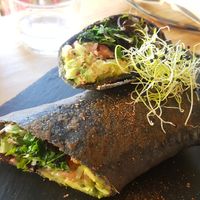 Gluten free salmon wrap at Avocado Mallorca in Mallorca