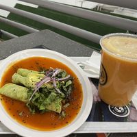 The juices are so good!! at MEX - La Buena Tierra - T1 in Mexico City