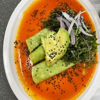 Enchiladas Veganas at MEX - La Buena Tierra - T1 in Mexico City