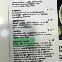 With no cheese and no yogurt   at MEX - La Buena Tierra - T1 in Mexico City