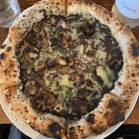 Vegan truffle pizza (£14,40)  at Crust Bros in South East London